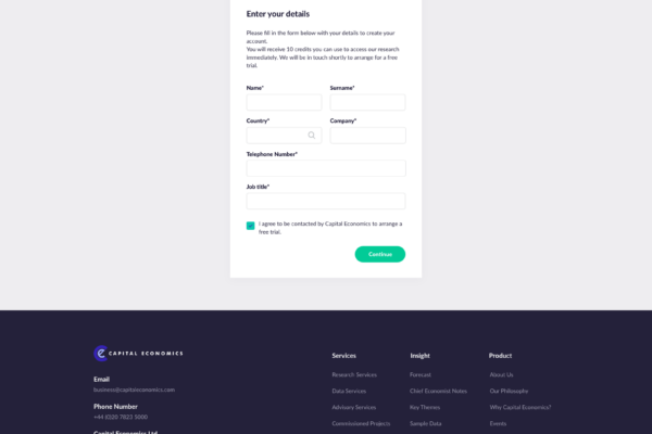 Capital Economics - Registration